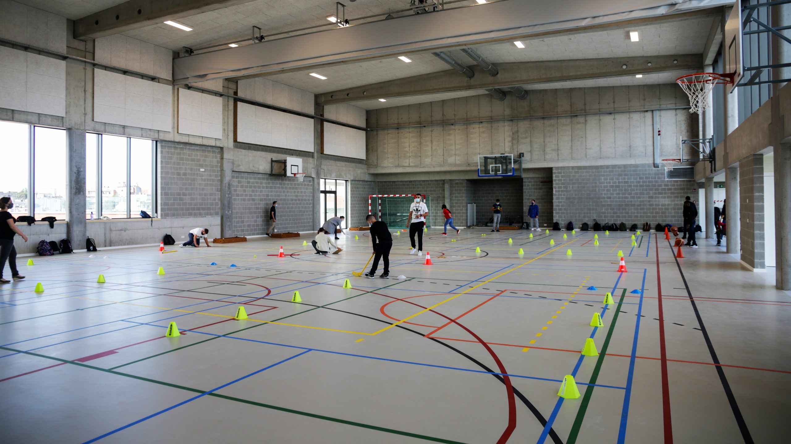 Sportzaal scholencampus Sint Michel